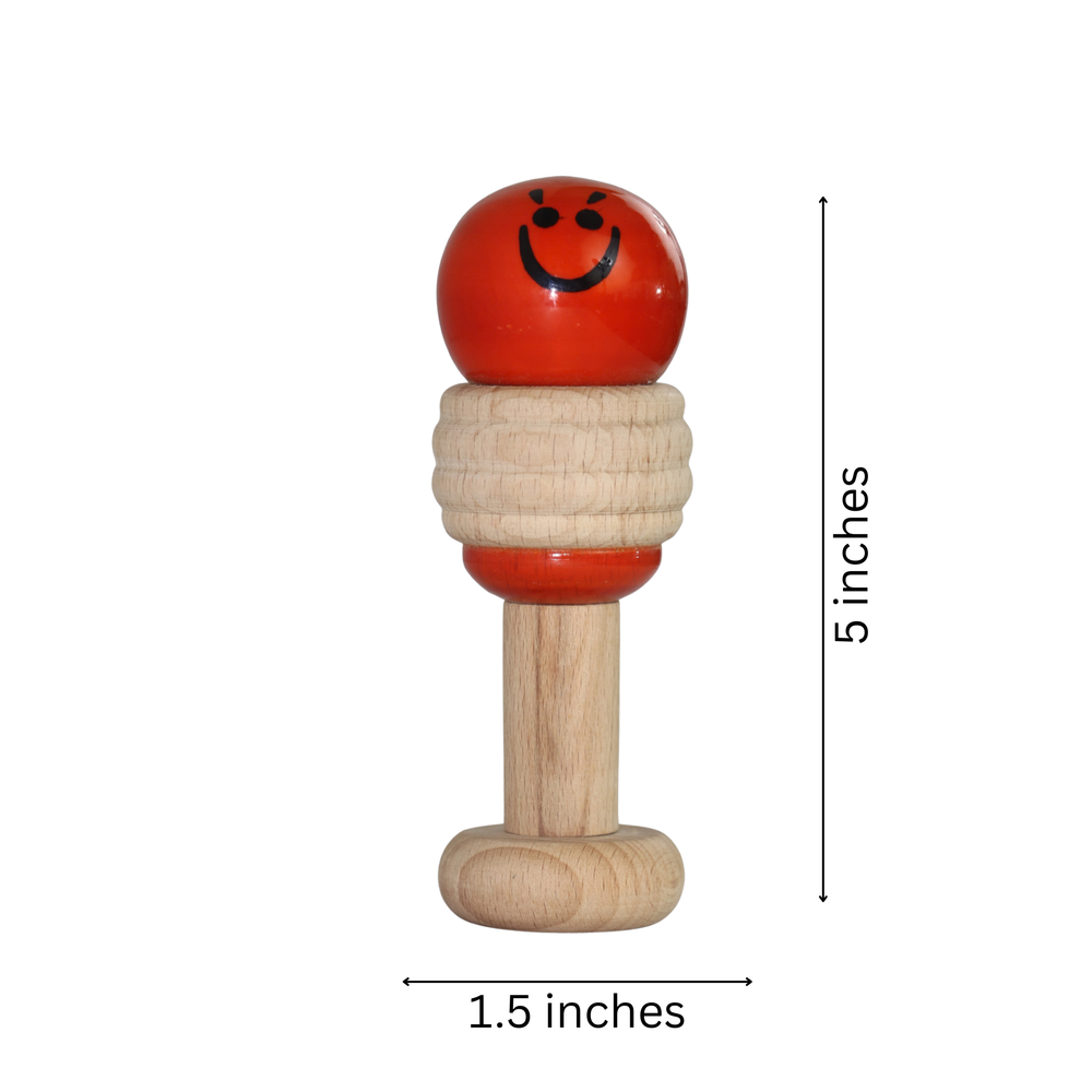 Non-toxic colour rattle toy safe for babies