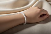 Natural Healing White Stone Bracelet Fashion