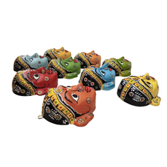 Set of 9 Navarasalu Cheriyal Masks – Nine Expressions Wall Art wall decor