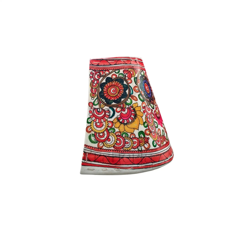 Traditional Leather Shadow Puppetry Lamp – Hand-Painted Decorative Shade | Bed Lamp Leather Paintings