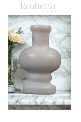 Handcrafted Marble Flower Vase – Elegant Home Decor