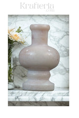Handcrafted Marble Flower Vase – Elegant Home Decor Jabalpur