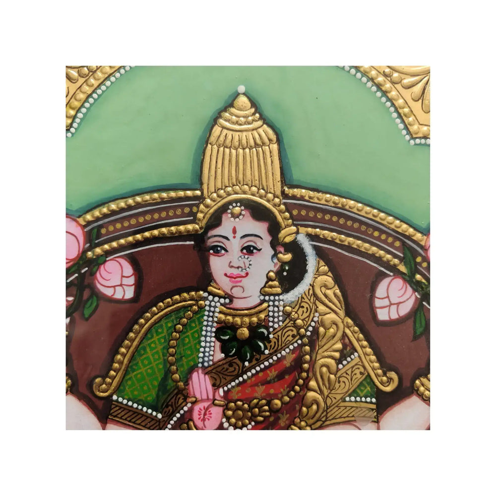 Mysore Laxmi Devi Painting | 22KT Gold Leaf Paintings