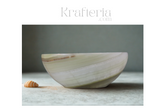 Artisan Marble Bowl – Ideal for Kitchen, Décor, or Ritual Use