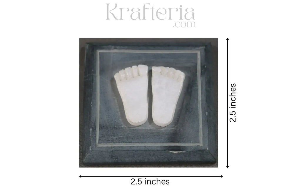 Marble Padukas for Pooja – Symbol of Guru’s Blessings and Guidance Marble Soft Stone