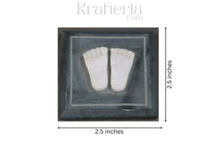 Marble Padukas for Pooja – Symbol of Guru’s Blessings and Guidance Marble Soft Stone