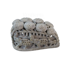 Inlay Jungle Scene – Elephants Beneath Tree, Ethnic Nature Décor