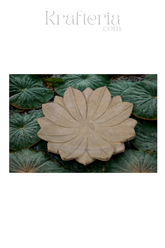Decorative Lotus Tray | Sand Stone – Perfect for Pooja | Festive Display | Gifting