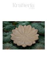 Decorative Lotus Tray | Sand Stone – Perfect for Pooja | Festive Display | Gifting