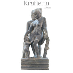 Two-Sided Figures Sculpture – Dual-Faced Artistic Masterpiece