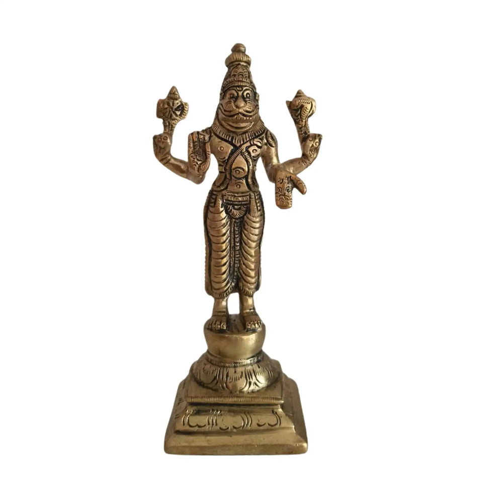 Pure Brass Dashavatara Idol Set 10 Statues) | Vishnu's Ten Avatars Murti Collection Brass Ware