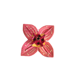 Hand-Painted Wooden Flower Agarbatti Stand – Elegant Incense Holder