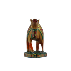Hand-Painted Wooden Camel – Artisan Decorative Figurine Wooden Decorative
