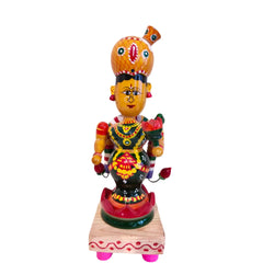 Etikoppaka Wooden Lakshmi Devi – Symbol of Fortune and Abundance Etikoppaka Lacquerware