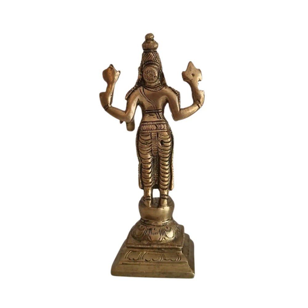 Pure Brass Dashavatara Idol Set 10 Statues) | Vishnu's Ten Avatars Murti Collection Brass Ware