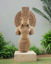 The Eternal Radiance - A Sculpture of Surya the Sun God Sand Stone