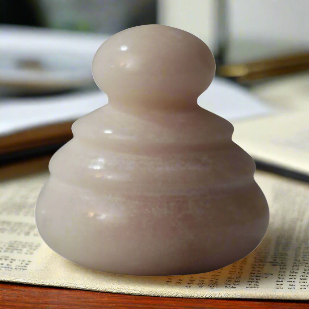 Elegant Marble Paperweight – Handcrafted Desk Accessory Marble Soft Stone