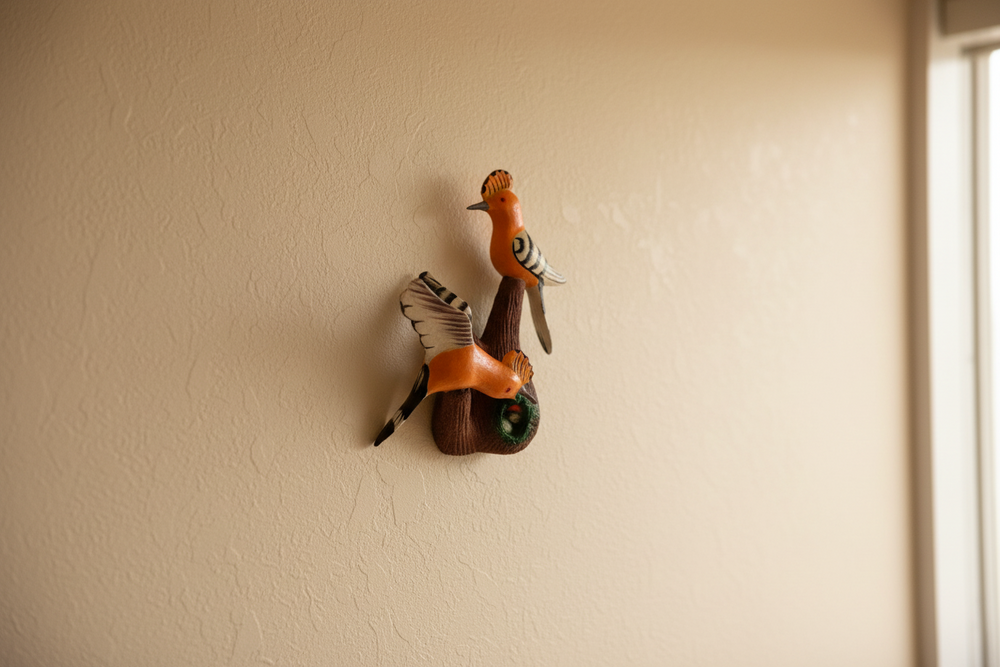 Nirmal Wooden Bird Wall Décor – Traditional Folk Art Wooden Toy