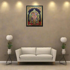 Thanjavur Style Subramanya Swamy Painting – Classic Cultural Decor Thanjavur Painting