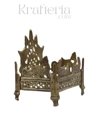 Brass Simhasana for Idols – Traditional Throne for Deities