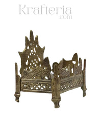 Brass Simhasana for Idols – Traditional Throne for Deities Brass Ware
