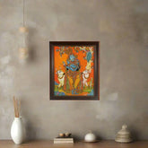 Nanda Gopala – Krishna in Vrindavan Pastures Paintings