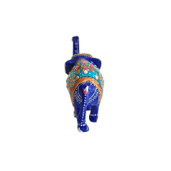 Royal Meenakari Elephant – Handcrafted Symbol of Prosperity and Artistry Metal Home Decorates
