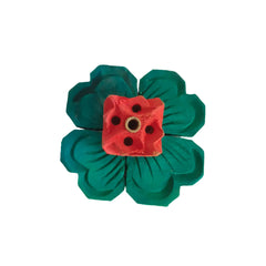 Hand-Painted Wooden Flower Agarbatti Stand – Elegant Incense Holder Accessories