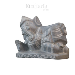 Lord Ganesha in Sleeping Pose – Soft Stone Decorative Idol
