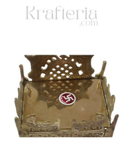 Brass Simhasana for Idols – Traditional Throne for Deities Brass Ware