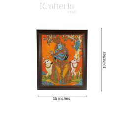 Nanda Gopala – Krishna in Vrindavan Pastures Paintings