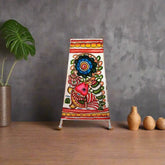 Fish with Floral Motifs – Leather Wall Hanging | Bed Lamp Leather Paintings