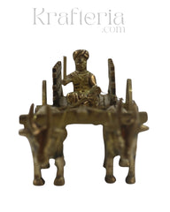 Premium Brass Bullock Cart – Ideal for Gifting & Collectors