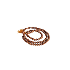 Natural Sandalwood Japa Mala with Tassel