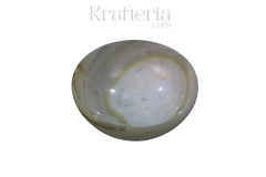 Artisan Marble Bowl – Ideal for Kitchen, Décor, or Ritual Use Marble Soft Stone