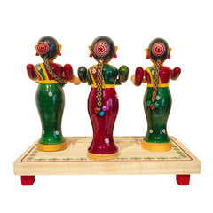 Cultural Etikoppaka Toy - Ladies Serving Tambulam