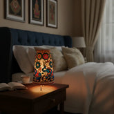 Handcrafted Elephant Leather Puppetry Lamp – A Fusion of Tradition and Elegance | Bed Lamp Leather Paintings