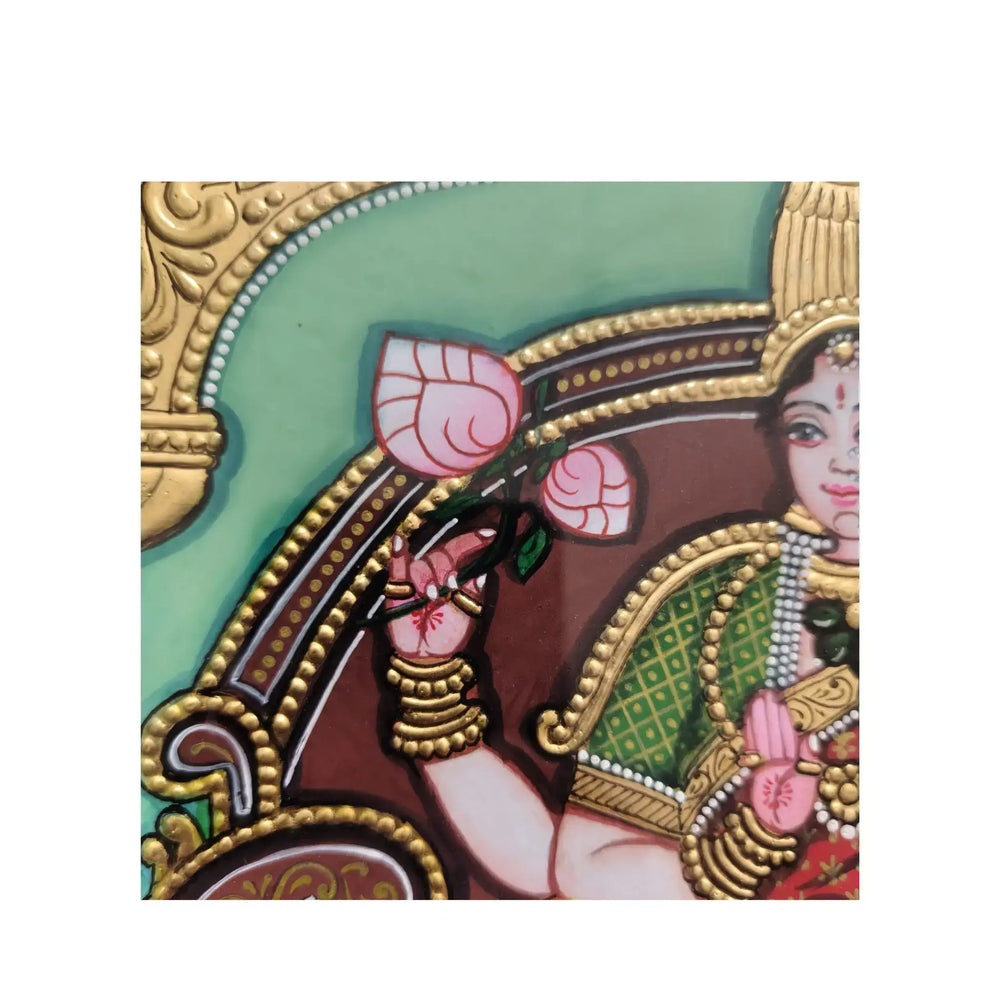 Mysore Laxmi Devi Painting | 22KT Gold Leaf Paintings