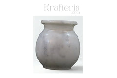 Classic Marble Lota (Chambu) – Essential for Pooja and Household Use Marble Soft Stone