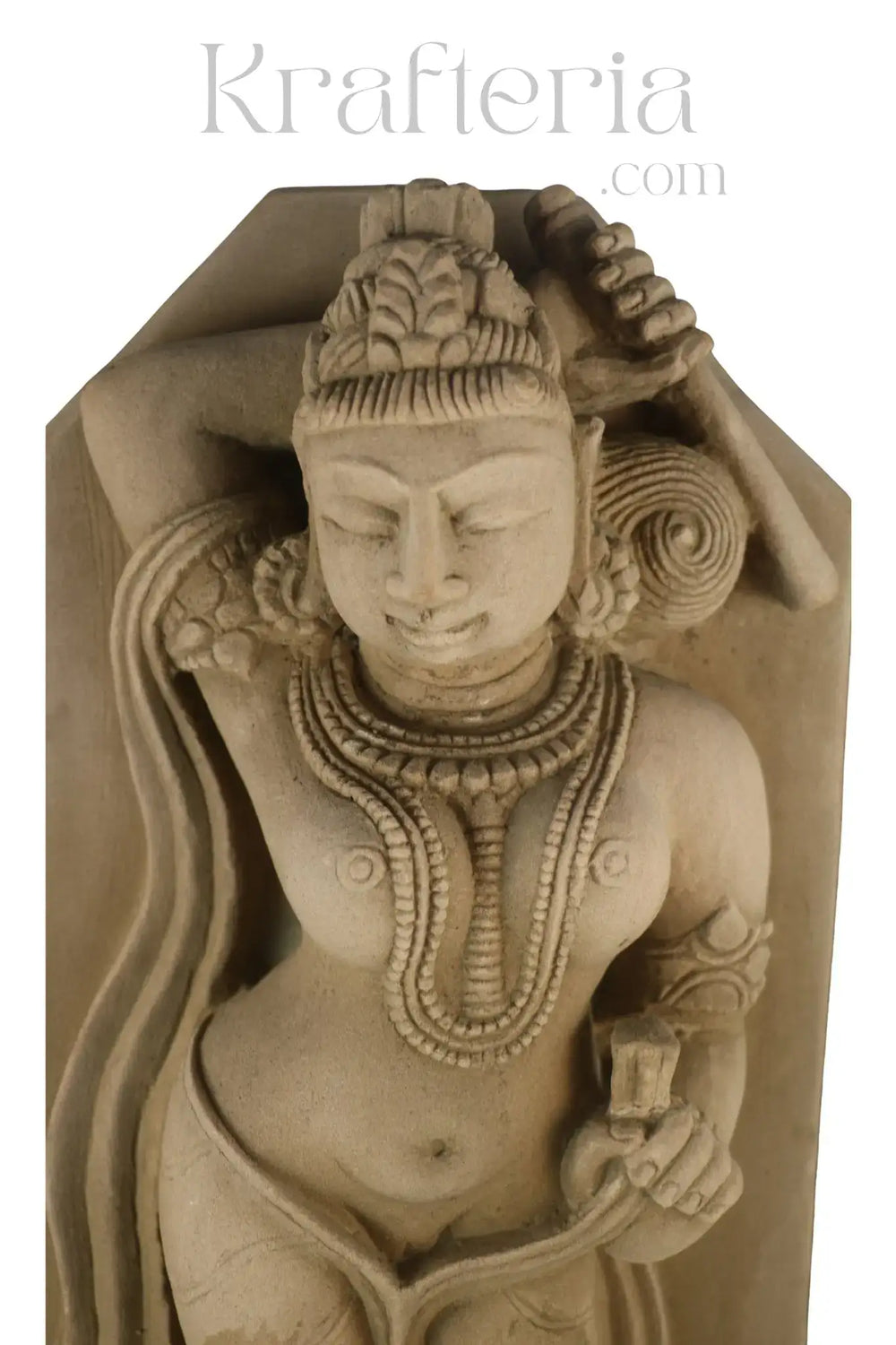 Mother and Child - A Posture of Khajuraho sculpture Sand Stone