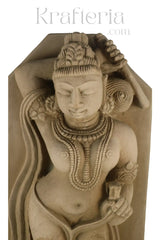Mother and Child - A Posture of Khajuraho sculpture Sand Stone