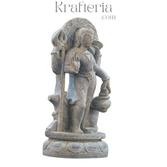 Shiva Sculpture – The Lord of Destruction and Transformation Soft Stone