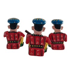 Set of 6 Handcrafted Rajasthani Musician Statues | Ethnic Home Decor maruthi handicrafts