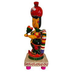 Graceful Etikoppaka Goddess Lakshmi – Wooden Idol of Auspiciousness