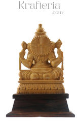 Beautiful Shivani Wood Ganesha Statue – Spiritual Wooden Masterpiece