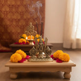 Brass Venkateswara Idol Deity with Symbols Brass Ware