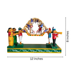 The Bridal Journey - Kondapalli "Pelli Pallaki" Doll Showpiece Kondapalli Lacquerware