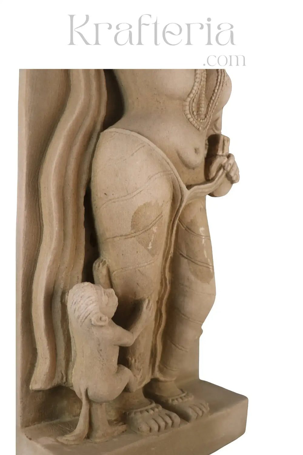 Mother and Child - A Posture of Khajuraho sculpture Sand Stone