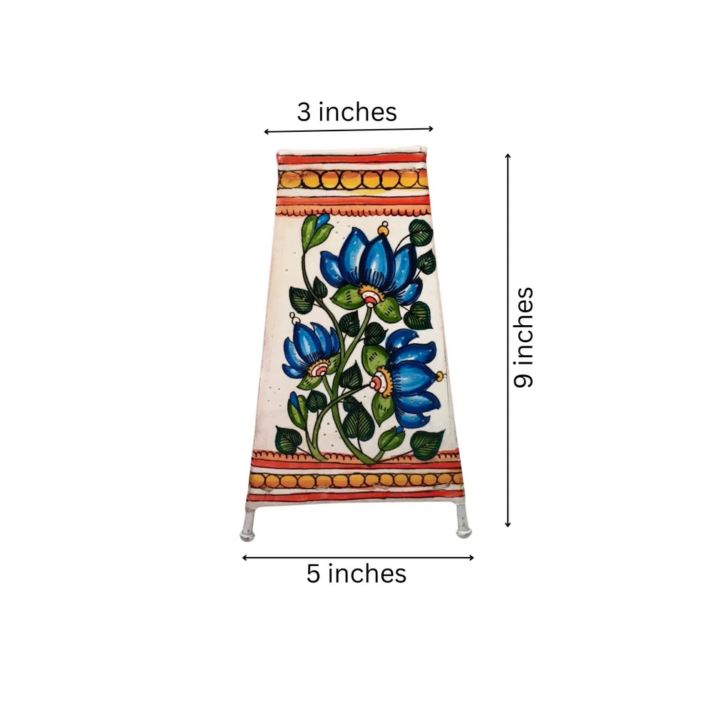 Elegant Lotus Leather Puppetry Wall Décor | Bed Lamp Leather Paintings