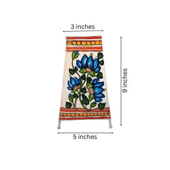 Elegant Lotus Leather Puppetry Wall Décor | Bed Lamp Leather Paintings